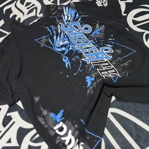 Black and blue South Pole Graphic Tee Shirt